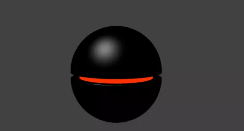 Black Floating Robot 3d model Black Floating Robot 3d model