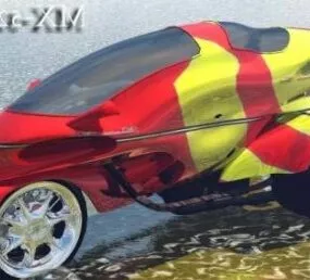 MX52 Tricycle 3d model