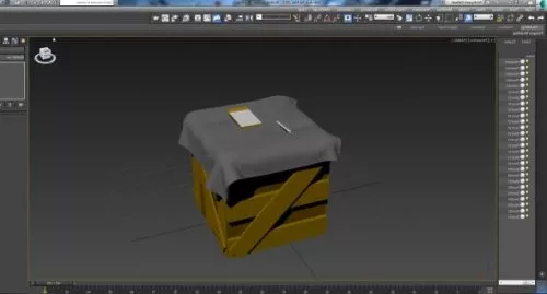 Old Wooden Box 3d model Old Wooden Box 3d model