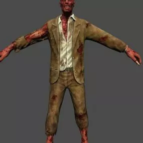 Crimson Character 3d model