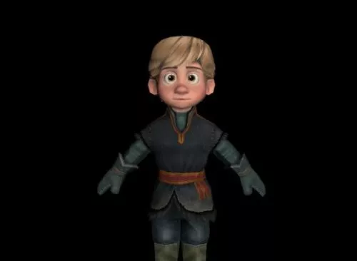Kristoff Young Rig 3d model Kristoff Young Rig 3d model