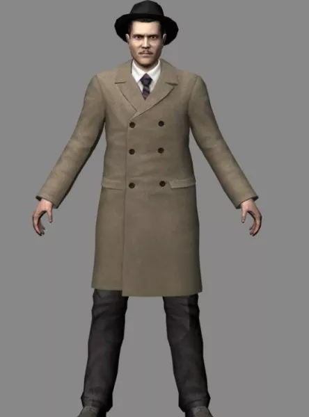 Male Civilian Character 3d model Male Civilian Character 3d model