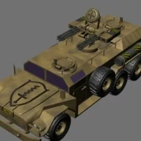 Anti Aircraft Vehicle 3d model