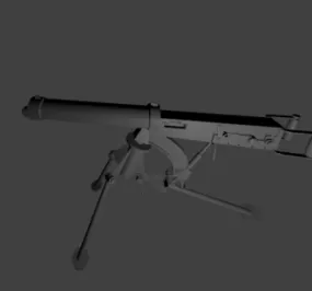 Vicker Machine Gun 3d model