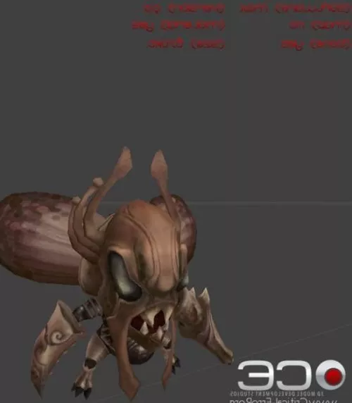 Unseelie Wizard Monster 3d model Unseelie Wizard Monster 3d model