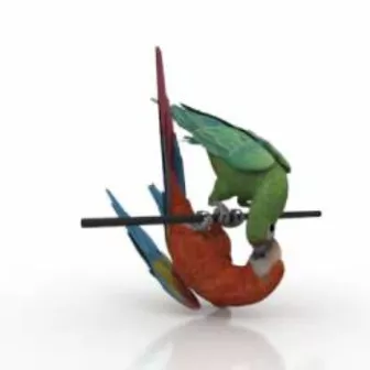 Flirting Owl 3d model Flirting Owl 3d model