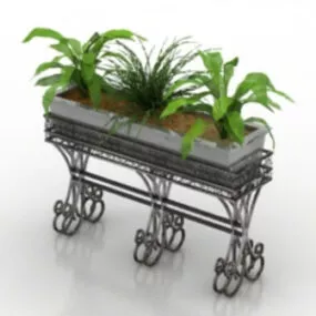 Home Decoration Potted 3d model