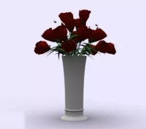 Indoor Rose 3d model