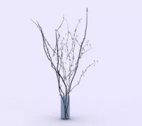 Interior Decoration Branches Plant 3d model