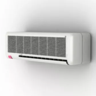 Vertical Air Conditioning Wide Unit 3d model