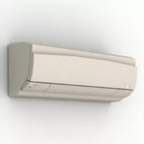 Bedroom Air Conditioned 2HP 3d model