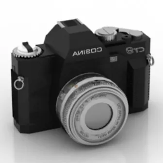 Classic Film Camera 3d model Classic Film Camera 3d model