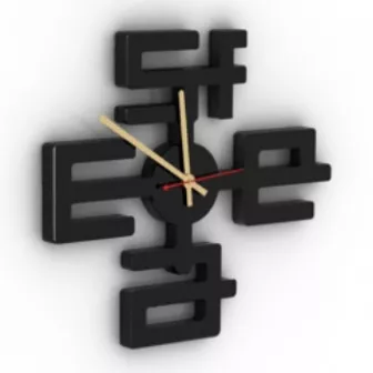 Big Number Watch Design 3d model Big Number Watch Design 3d model