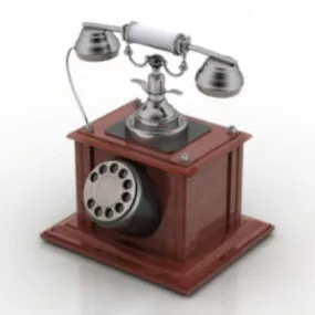 Wooden TelePhone 3d model