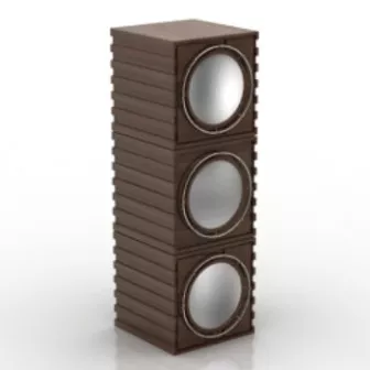 Deluxe Sound Tower 3d model Deluxe Sound Tower 3d model