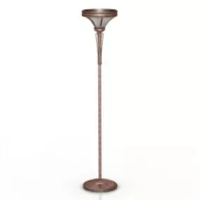 Gold Standing Lamp 3d model