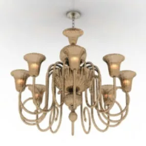 Vintage Luxury Chandelier 3d model