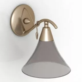 Vintage Metal Wall Lamp 3d model