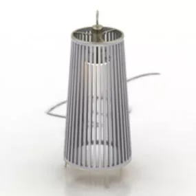 Silver Lamps 3d model