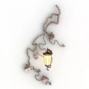 Beautiful Flowers Lighting 3d model
