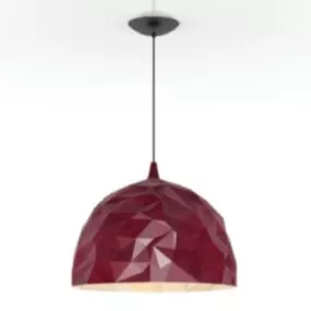 Multi Faceted Round Chandelier 3d model