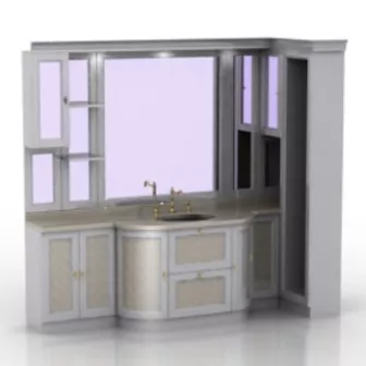 Kitchen Closet Full Set Of 3d model Kitchen Closet Full Set Of 3d model