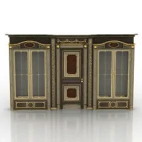 Luxurious Palace Corridor 3d model