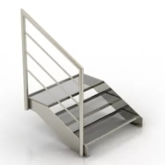 Modular Staircase Structure 3d model