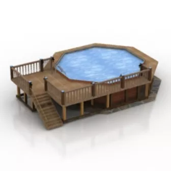 Pool 3d model Pool 3d model