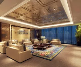 Luxury Living Room Interior Design 3d model