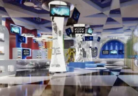 Companies Lobby Luxury 3d model