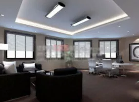 Office Interior Design 3d model