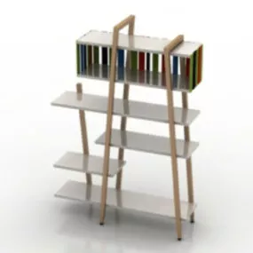 Modern Design Bookshelf 3d model
