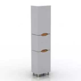 White High Cabinet 3d model