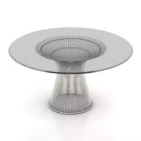 Glass Coffee Table 3d model