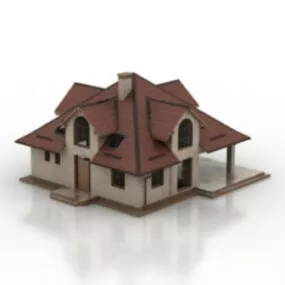 Suburb Villa 3d model