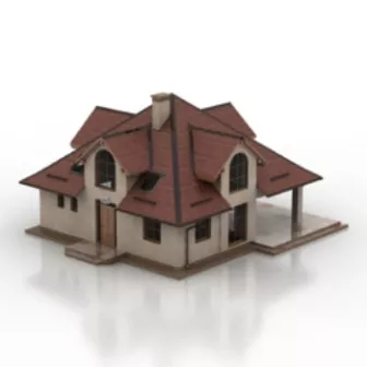 Suburb Villa 3d model Suburb Villa 3d model