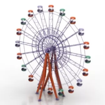 Ferris Wheel 3d model Ferris Wheel 3d model