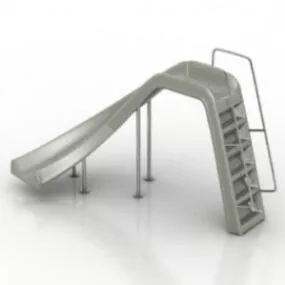 Silver Luxury  Slides 3d model