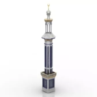 Adoration Minaret Tower 3d model Adoration Minaret Tower 3d model