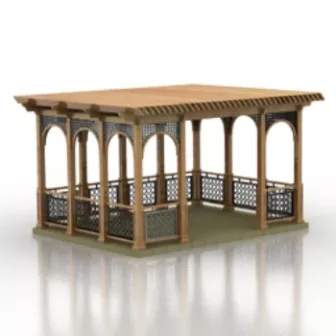 Ancient Pavilion Building 3d model Ancient Pavilion Building 3d model