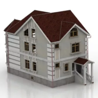Foreign Villa Design 3d model Foreign Villa Design 3d model
