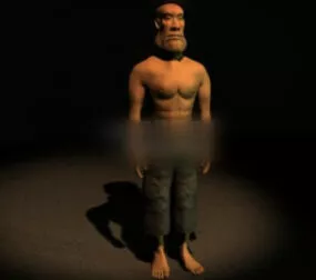 Old Man Character 3d model