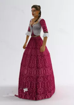 Princess Character 3d model Princess Character 3d model
