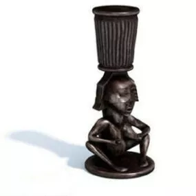 Ancient Character Decoration 3d model