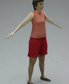Summer Fashion Female 3d model