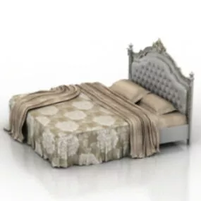 European Classic Bed 3d model