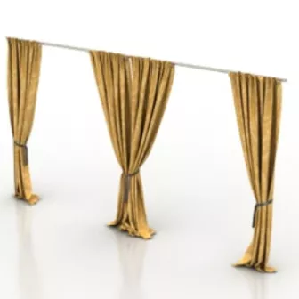 Home Curtains 3d model Home Curtains 3d model