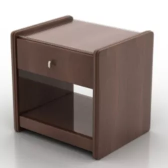 Simple Wood Cabinet 3d model Simple Wood Cabinet 3d model