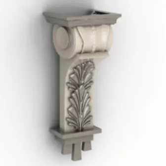 Continental Wall Decoration Component 3d model Continental Wall Decoration Component 3d model